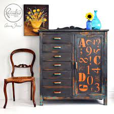 Industrial Warehouse Dresser By Ildiko Horvath Annie Sloan Antiquing Furniture Diy Painted Furniture Decorative Furniture Painting