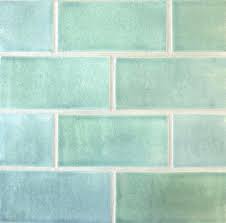 Sea Inspired Mosaic Tile Enchant Sea Glass Tile Backsplash Blue Green Shower Green Subway Tile Mercury Mosaics Subway Tile