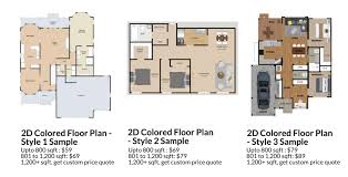 A more modern take on the two story house plan places the master suite on the main level, making it easy to age in place later. 3d Floor Plan Price Cost Details The 2d3d Floor Plan Company 2d 3d Floor Plan Services