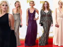 Emmy Awards Best Dressed Lady Gaga Emma Roberts Christina Hendricks And More Dazzle On The Red Carpet Mirror Online