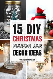 Download 15 Best Easy Mason Jar Christmas Craft Ideas This Tiny Blue House PSD Mockup Templates