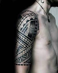 The idea behind half sleeve tattoos is that it can replace an actual sleeve from a shirt with its designs. 75 Half Sleeve Tribal Tattoos For Men Masculine Design Ideas