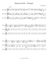 Share, download and print free sheet music for easy trumpet with the world's largest community of sheet music creators, composers, performers, music teachers, students, beginners, artists and other musicians with over 1,000,000 sheet digital music to play, practice, learn and enjoy. Jurassic Park Bb Trumpet Sheet Music For Trumpet In B Flat Mixed Trio Musescore Com