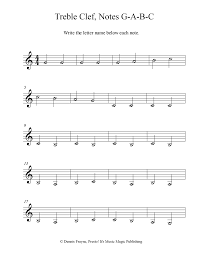 A flat note is a note played one semitone below its natural state. Free Printable Music Note Naming Worksheets Presto It S Music Magic Publishing