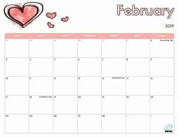 Free Printable Calendar Kids Calendar Printable Calendar Template February Calendar
