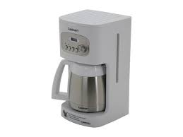 A steam wand produces frothed in minutes for cappuccinos and lattes. Cuisinart Dcc 1150 White 10 Cup Programmable Thermal Coffeemaker Newegg Com