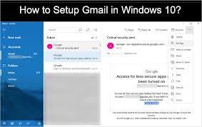 Create a gmail desktop app. How To Setup Gmail In Windows 10 Webnots