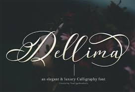 Copyandpastefonts.com gives you advantage of writing cursive font very easily. Dellima Font Yontypestudio Co Fontspace