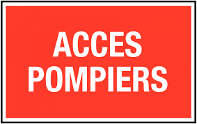 Achat Panneau Acces Pompiers Pompier Securite Incendie Panneau