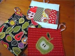 Handmade kitchen towels and pot holders. 20 Delightful Dish Towel Patterns Allfreesewing Com