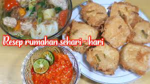 Menu kesukaan suami, sop bakso, peyek udang, tahu telur dan sambal kecap list belanja kita hari ini : Resep Rumahan Sehari Hari 6 Sayur Sop Ayam Sambal Goang Dan Tahu Goreng Tepung Youtube
