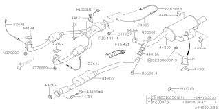 44300ae33a Genuine Subaru Muffler Assembly