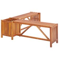 Die betreiber zeit dieses portals haben es uns gemacht, produktpaletten. Urbanlfestyle Garten Eckbank Mit Pflanzkubel 150 150 40 Cm Massivholz Akazie Urban Lifestyle