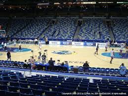 Orleans Arena View From Club Level 124 Vivid Seats