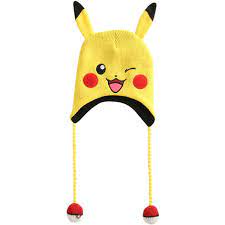 Nintendo Pokemon Pikachu Beanie 16 Liked On Polyvore Featuring Accessories Hats Pom Pom Hat Knit Hat Floppy Ha Pokemon Hat Knit Pom Pom Hat Trendy Hat