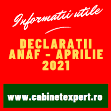 Vineri, 30 septembrie 2016 este termenul limita pentru depunerea declaratiei informative privind livrarile/prestarile si achizitiile efectuate pe teritoriul national aferente perioadei de va reamintim ca prin opanaf 2328/2016 declaratia 394 se depune la organul fiscal competent, pana in data de 30. DeclaraÈ›ii Fiscale Cu Termen LimitÄƒ De Depunere In Luna Aprilie 2021 DeclaraÈ›ii ObligaÈ›ii Fiscale Pentru Luna 03 2021 Si Trimestrul 1 2021 Cabinetexpert Ro Blog Contabilitate