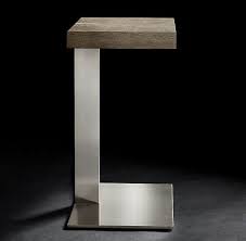 Verrazano Cocktail Side Table Side Table Rectangular White Oak