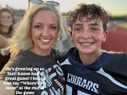 These moments fly by! It's like he was just in Pre-k and now 8th grade!  Makes my heart happy to hear him say “where's my mom” at the end of the  game.