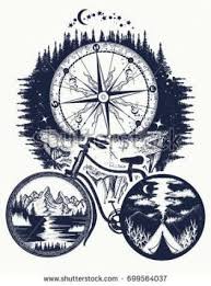 Tattoo Mountain Symbols 16 Ideas Bicycle Tattoo Bike Drawing Mountain Tattoo