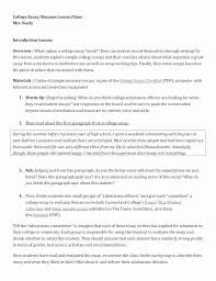 Lesson Plan Template College Elegant College Essay Lesson Plan College Lesson Plans College Essay College Life Essay