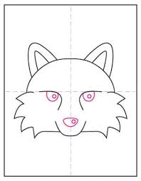 Directions draw an upside down curve. How To Draw A Fox Face Art Projects For Kids