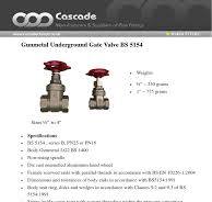 Gunmetal PN25 PN16 Gate Valve BS5154 000 PDF | PDF