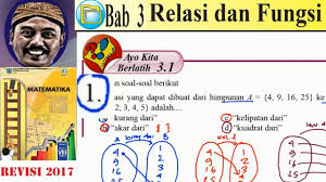 Kunci jawaban matematika kelas 8 halaman 86 88 ayo kita berlatih 3 1 kosingkat. Relasi Dan Fungsi Matematika Kelas 8 Bse K13 Rev 2017 Lat3 1 No 1 Relasi Dua Himpunan Youtube