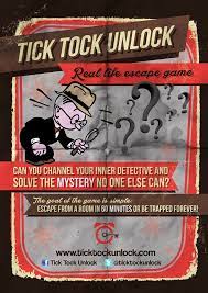 An escape room is a physical adventure game in which players are locked in a room and have to solve. Tick Tock Unlock Room Escape Game In Glasgow
