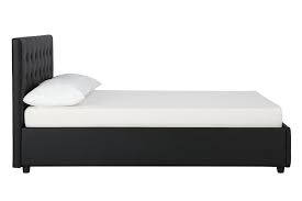 Choose from our most popular best selling twin size, full size, queen size or king size platform bed frames and storage bed frames made from sustainably harvested. Button Tufted Headboard Full Size Dhp Cambridge Upholstered Faux Leather Platform Bed With Wooden Slat Support And Under Bed Storage Black Furniture Home Kitchen G2 Publicidad Com