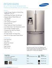 This manual comes under the category refrigerators and has been rated by 1 people with an average of a 7.5. Samsung Rfg297aars Manuals Manualslib