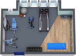 Hgtv fan cityboi placed exercise equipment in the living room, which is convenient for people with limited space. Home Gym Floor Plan Gym Room At Home Home Gym Flooring Workout Room Home