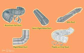 types of dryer vent tubing