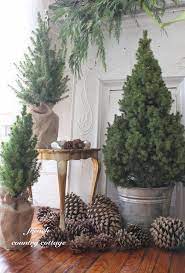 Adding Holiday In A Hurry French Country Cottage French Christmas Christmas Tree Decorations Natural Christmas
