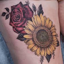 Sunflowers mean adoration and loyalty, but here's why: Sunflower Tattoo Ideas To Spark Your Floral Tattoo Tattoo Stylist