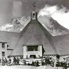On this day in 1937, President Franklin D. Roosevelt dedicated Timberline  Lodge. Construction of the lodge had been completed in a remarkable 15  months. FDR's Works Progress Administration funds employed more the