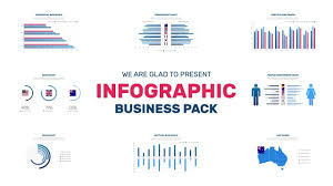Infographic Design Animation Pack For Business Analytics After Effects Template