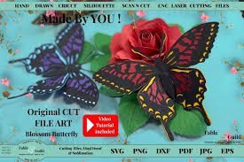 Butterfly Svg Paper Cut Butterfly 3d Butterfly Wall Decor 1428599 Paper Cutting Design Bundles