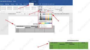 Ada berbagai cara untuk menambahkan kolom dan baris pada microsoft excel, kita dapat gunakan masuk ke tab home. 2 Cara Memberi Warna Pada Tabel Di Ms Word Agar Menarik