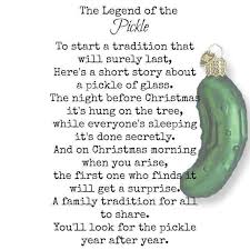 Pin By Melissa Rowland On Kids Christmas Traditions Christmas Pickle Christmas Pickle Poem Christmas Poems