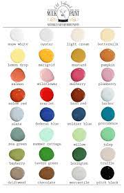 Old Fashioned Milk Paint Color Chart