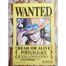 Douglas bullet 's wanted poster. Portgas D Ace Bounty