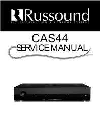 Russound Cas44 Service Manual Pdf Download Manualslib