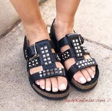 2019 Yazlik Ayakkabi Modelleri Siyah Civili Sandalet Kiyafet Kombinleri Best Summer Shoes Womens Summer Shoes Summer Shoes
