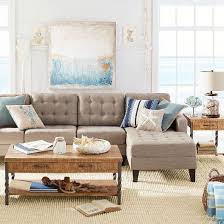 Neutral Sofa Ideas For Coastal Decorating Featured On Completely Coastal Sofa Livingr Taupe Sofa Living Room Living Room Decor Neutral Coastal Living Rooms