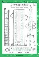 Backward counting activity for kids. Counting Out Loud 0 20 Worksheet Grade 1 Teachervision