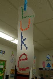 Name Art Ceiling Decor Name Art Name Crafts Classroom Crafts