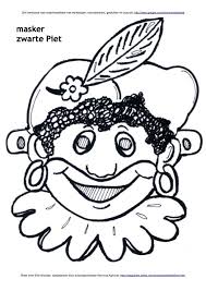 Het maakt het elk jaar weer een bijzonder deel van het jaar. Masker Van Zwarte Piet Kleurplaat Disney Characters Piet Art
