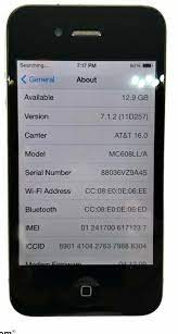 I need to know the firmware for the iphone 4 1332, emc 380b so that i can unlock it. Apple Iphone 4 Black 16gb Unlocked A1332 Collectors Immaculate For Sale Online Ebay