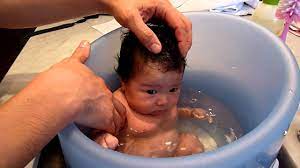 Sage S First Bath Youtube
