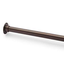 Stainless steel shower rods are available in a variety of lengths and finishes. Best Selling Signature Hardware 903615 30 30 Half Oval Solid Brass Shower Curtain Rod With Support 30 L X 30 W Chrome Shower Accessories Shower Curtain Rods Accuweather Shop